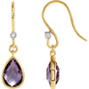 Earrings > Amethyst & Diamond