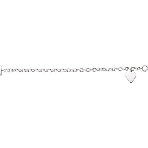 5.75mm > Heart > with > Bracelet > Cable