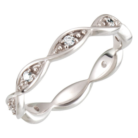 .5 > Band > Eternity > Sculptural > Diamond > 1/6 CTW