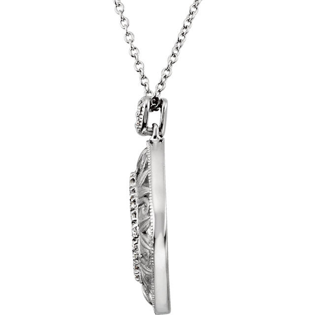 Necklace > 18" > Diamond > 1/6 CTW