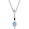 Necklace > Aquamarine > Genuine