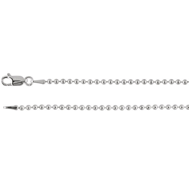 Chain > 20" > Bead > 2mm