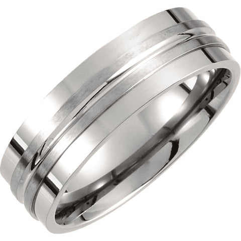 Band > Finish > Satin > Groove > Double > 7.2mm