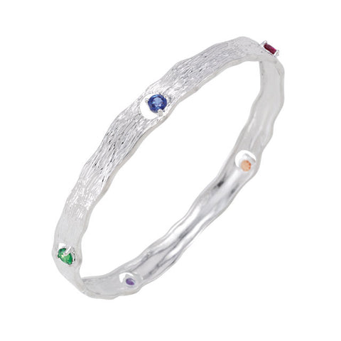Bracelet > Bangle > Multi-gemstone