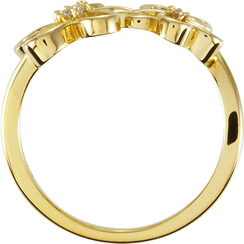 Ring > Design > Floral > Diamond > .07 CTW