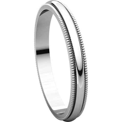 Band > Milgrain > 2.5mm