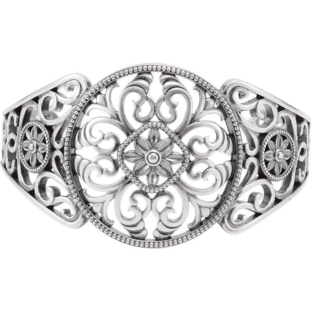 Bracelet > Cuff > Design > Filigree