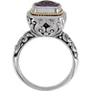 Ring > Garnet > Brazilian > Cushion > 10mm