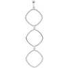 Pendant > Dangle > Shaped > Square > Triple