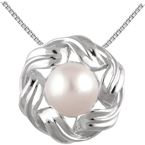 Pendant > Pearl > Cultured > Freshwater > 8mm