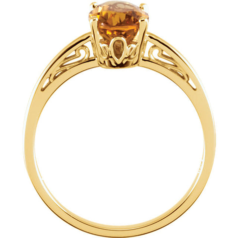 Ring > Citrine > Genuine