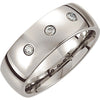 Band > Domed > Diamond > .15 CTW > 8mm