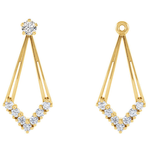 Jackets > Earring > Diamond > 1/4 CTW