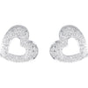 Earrings > Heart > Diamond > 1/4 CTW