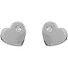 Earrings > Heart > Diamond > .015 CTW