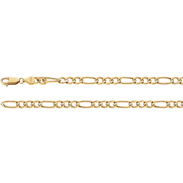 Chain > 16" > Figaro > Hollow > 4.75mm