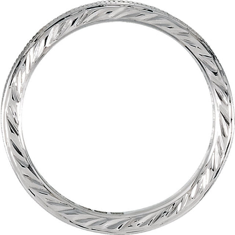 Band > Eternity > Engraved > Hand