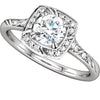 Ring > Engagement > Diamond > CTW > 1/Zirconia & 1 > Cubic > 5.75mm