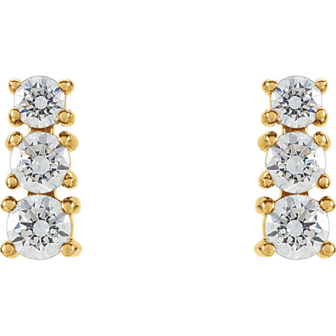 Earring > Stone > 3 > Zirconia > Cubic