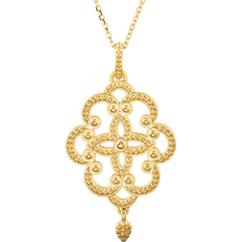 Pendant or Necklace > Dangle > Fashion > Design > Granulated