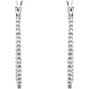 Earrings > Hoop > Inside/Outside > Diamond > CTW > 1 > Whie > 14kt