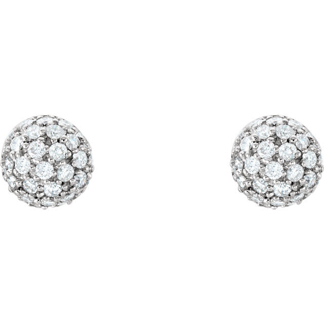 Earrings > Diamond > 1/2 CTW