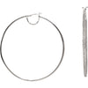 Earrings > Hoop > Inside/Outside > Zirconia > Cubic