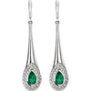 s > Diamond > CTW > 1/Emerald & 1 > Created > Chatham® > White > 14kt