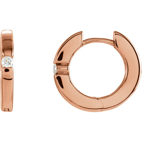 Earrings > Hoop > Diamond > .07 CTW