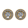 Earrings > Halo-Styled > Diamond > 1/2 CTW > 2