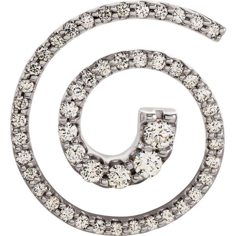 Pendant > Spiral > Diamond > Journey > CTW > 1