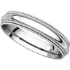 Band > Comfort-Fit > Milgrain > Double > 6mm