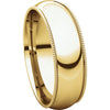 Band > Milgrain > Fit > Comfort > 4mm