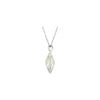 Necklace > 18" > Quartz > Green > 16x16mm