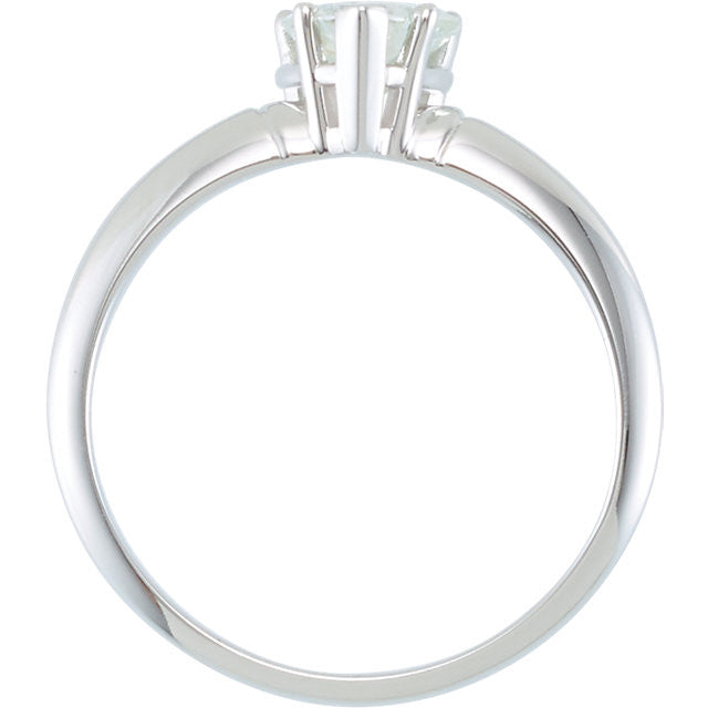 Ring > Moissanite > Created > Shape > Heart > 6mm