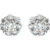 Earrings > Cluster > Diamond > CTW > 2