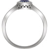 Ring > Birthstone > "April" > Sapphire > White