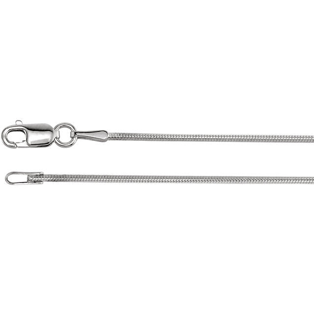 Chain > 18" > Snake > Solid > 1mm