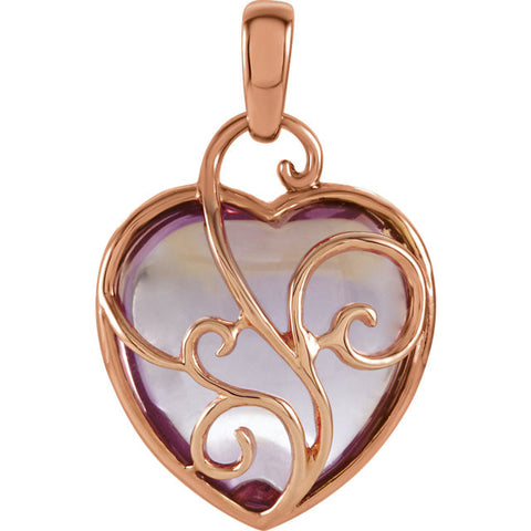 Pendant > Heart > France > de > Rose > Genuine