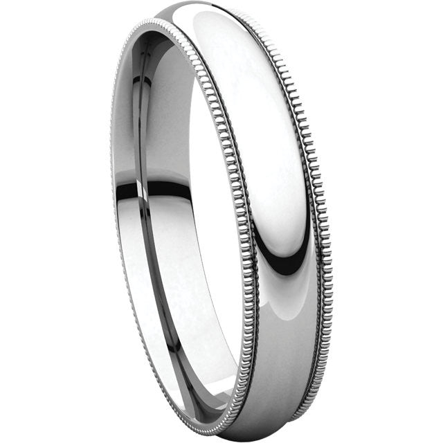 Band > Milgrain > Fit > Comfort > 4mm