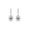 Earrings > Back > Lever > Sapphire