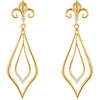 Dangle > Decorative > 1/10 CTW > Yellow > 14kt