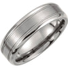 12.5 > Band > Milgrain > Center & Polished > Finish > Satin > 7mm