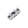 Band > Anniversary > Sapphire & Diamond > Genuine