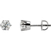Earrings > Stud > Post > Threaded > Diamond > CTW > 1