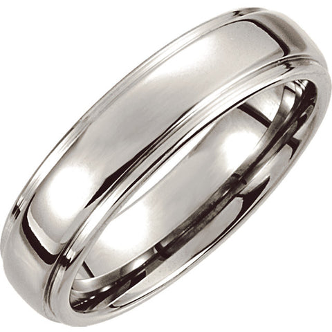 .5 > Band > Domed > Slightly > Ridged > 6mm