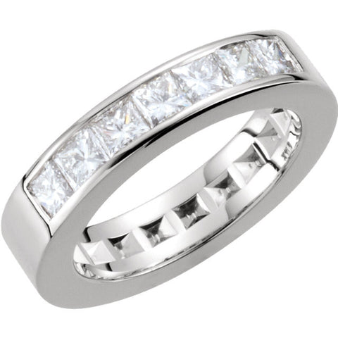 Band > Anniversary > Diamond > Princess-Cut > 1/6 CTW > 1