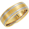 Band > 7mm > Trim > Yellow > White & 14kt > 14kt