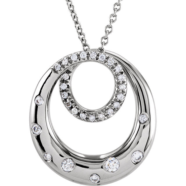 Necklace > 18" > Diamond > 1/3 CTW