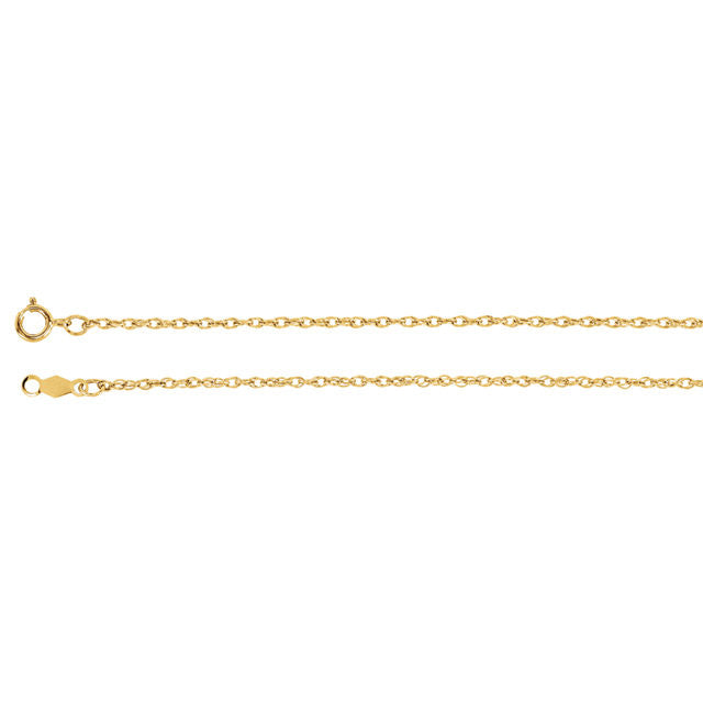 Chain > 24" > Rope > Gold™ > Titan > Lasered > 1.25mm